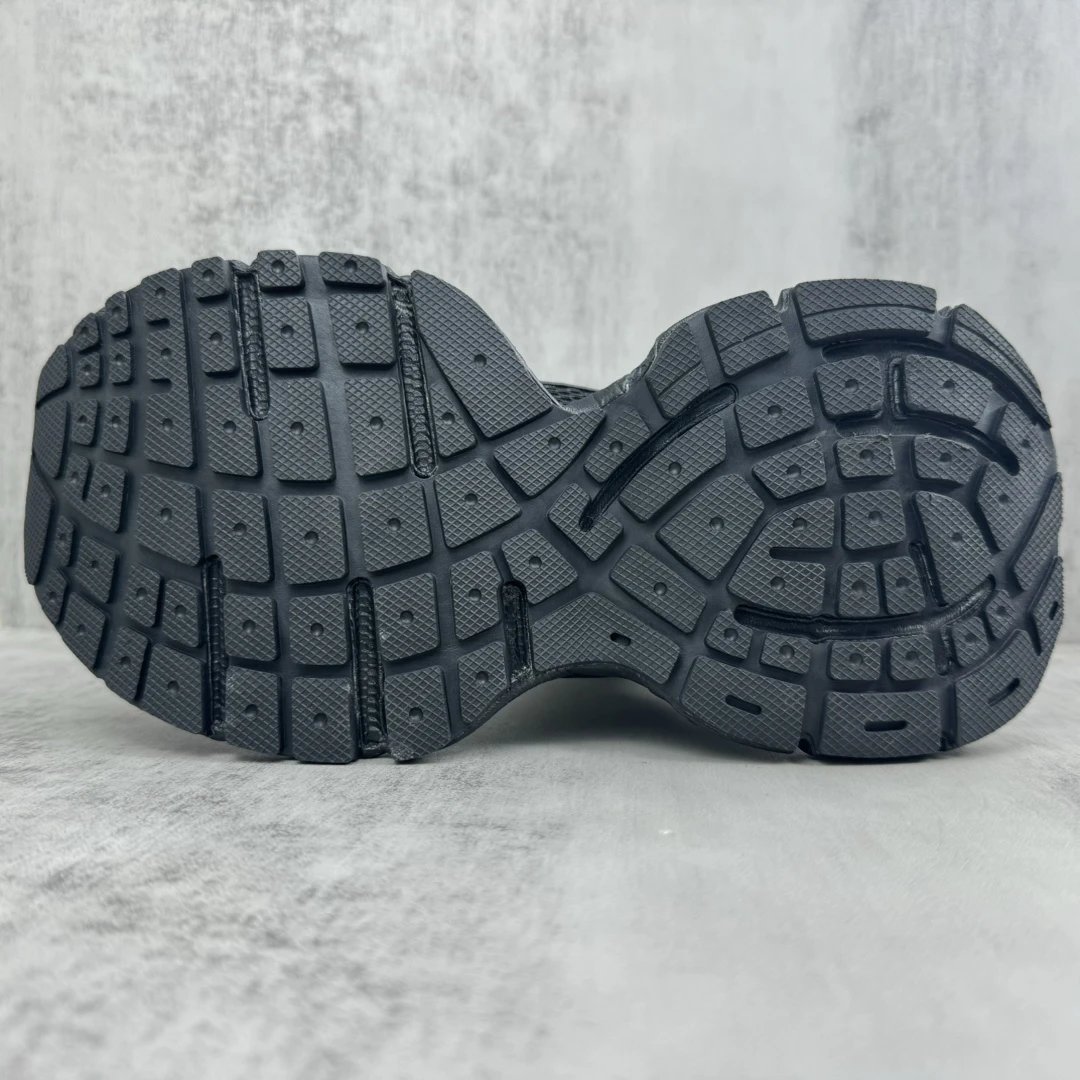 Retro Mesh High Top Dad Sneakers Charcoal Black - Gallery Image 8 - Detailed View