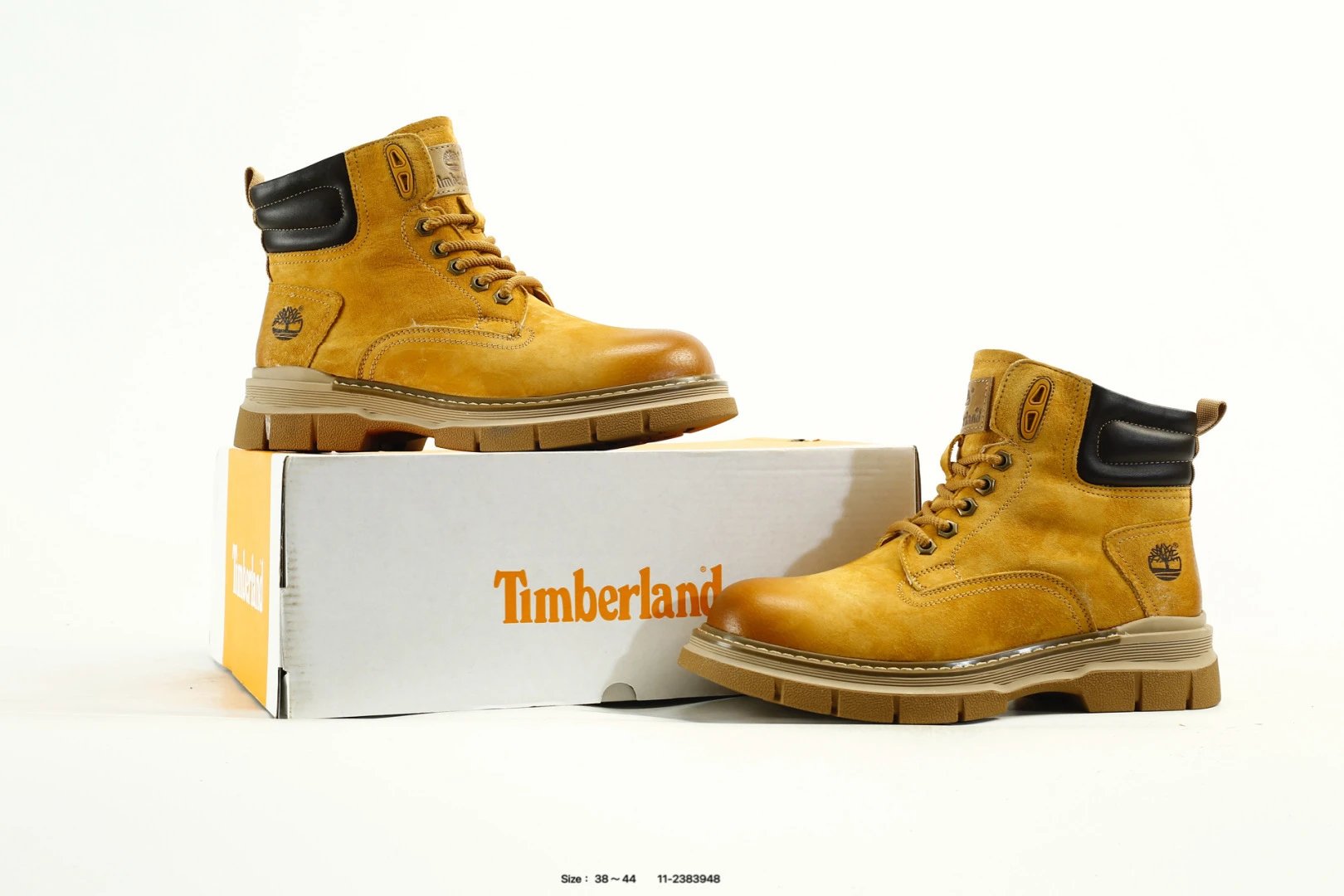 Outdoor High Boots Leather Goldenrod - Gallery Image 9 - Detailed View