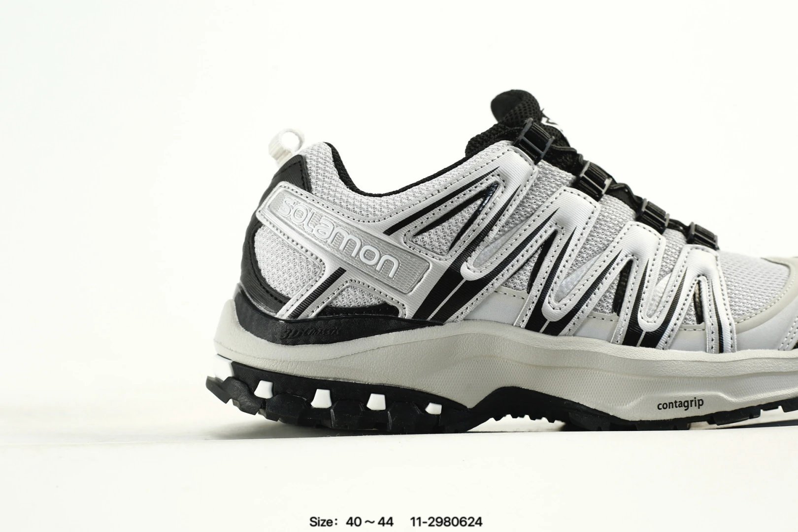 Salomon XT Whisper VOID Outdoor Shoes White Black - Gallery Image 2 - Detailed View