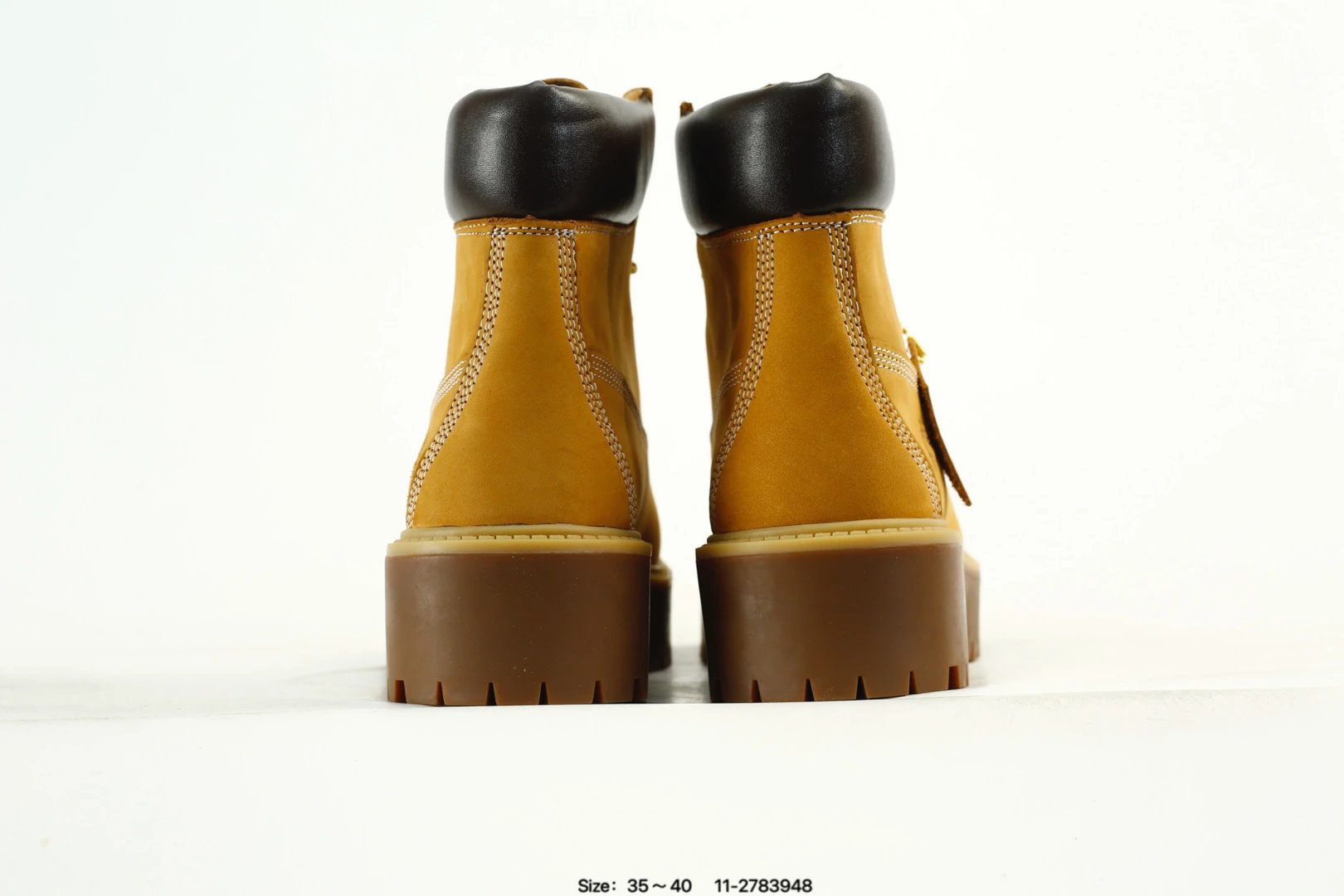 Waterproof Leather Outdoor Boots Honey - Gallery Image 7 - Detailed View