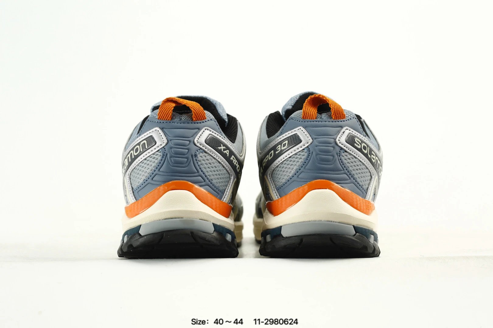 Salomon XT Whisper VOID Outdoor Shoes Grey Orange - Gallery Image 7 - Detailed View