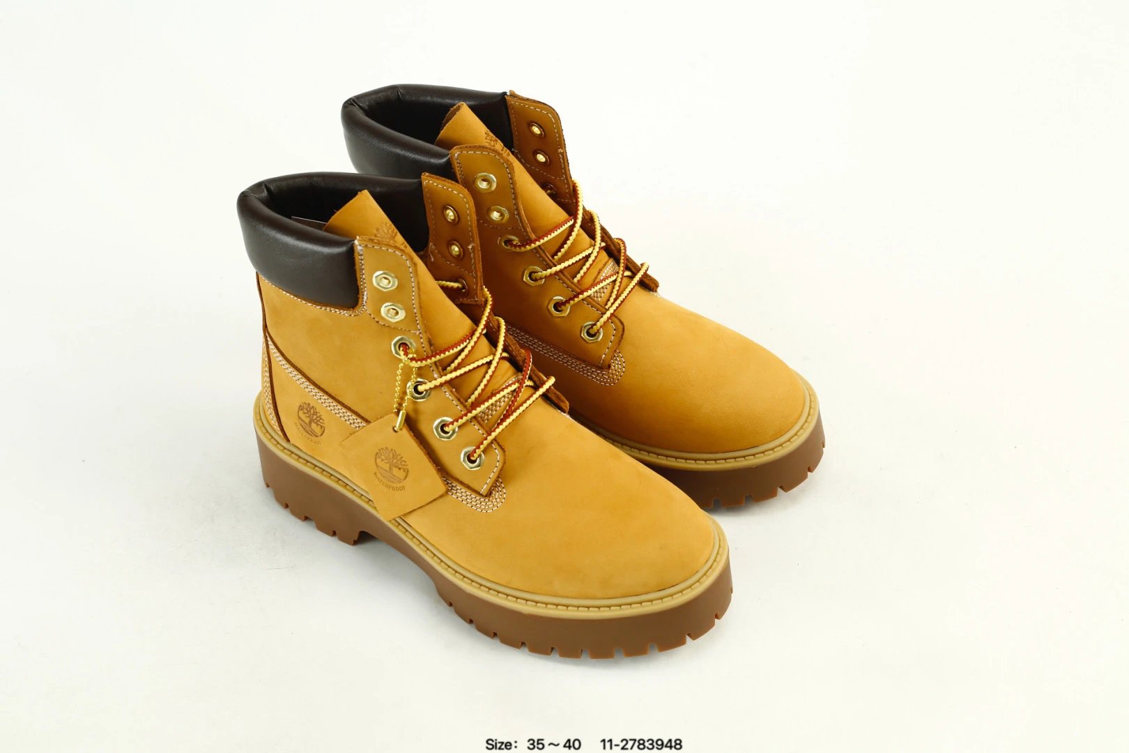 Waterproof Leather Outdoor Boots Honey - Gallery Image 8 - Detailed View