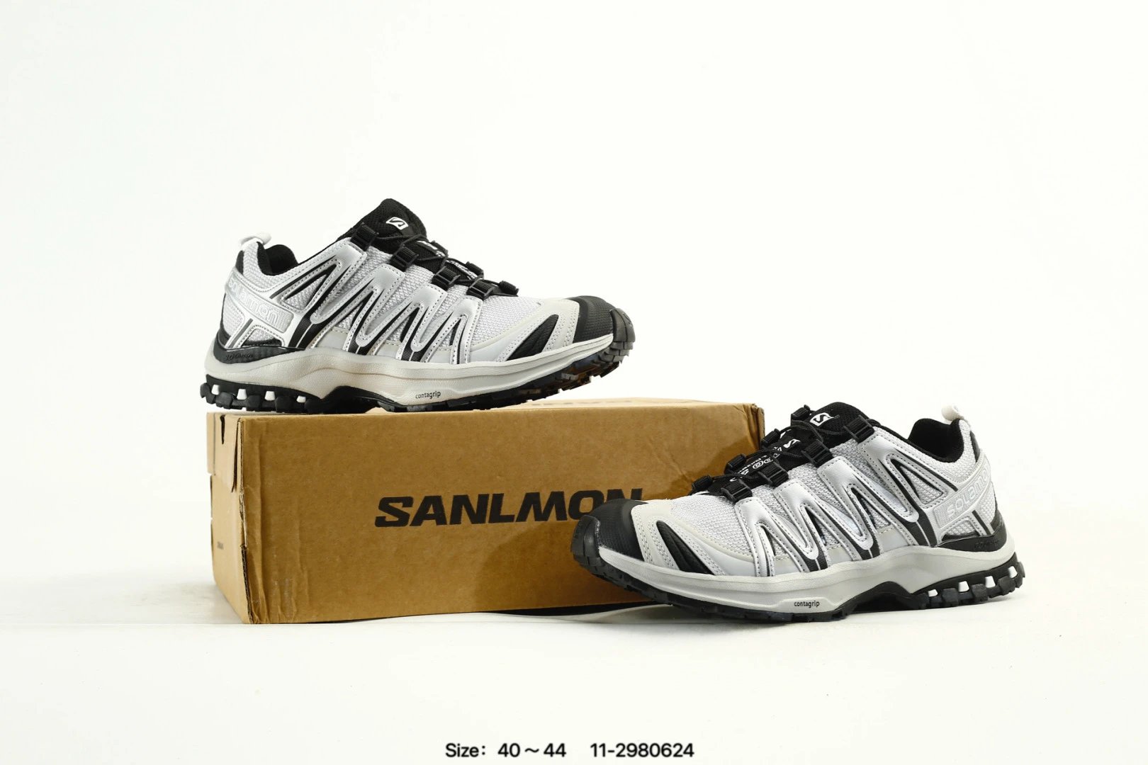 Salomon XT Whisper VOID Outdoor Shoes White Black - Gallery Image 9 - Detailed View