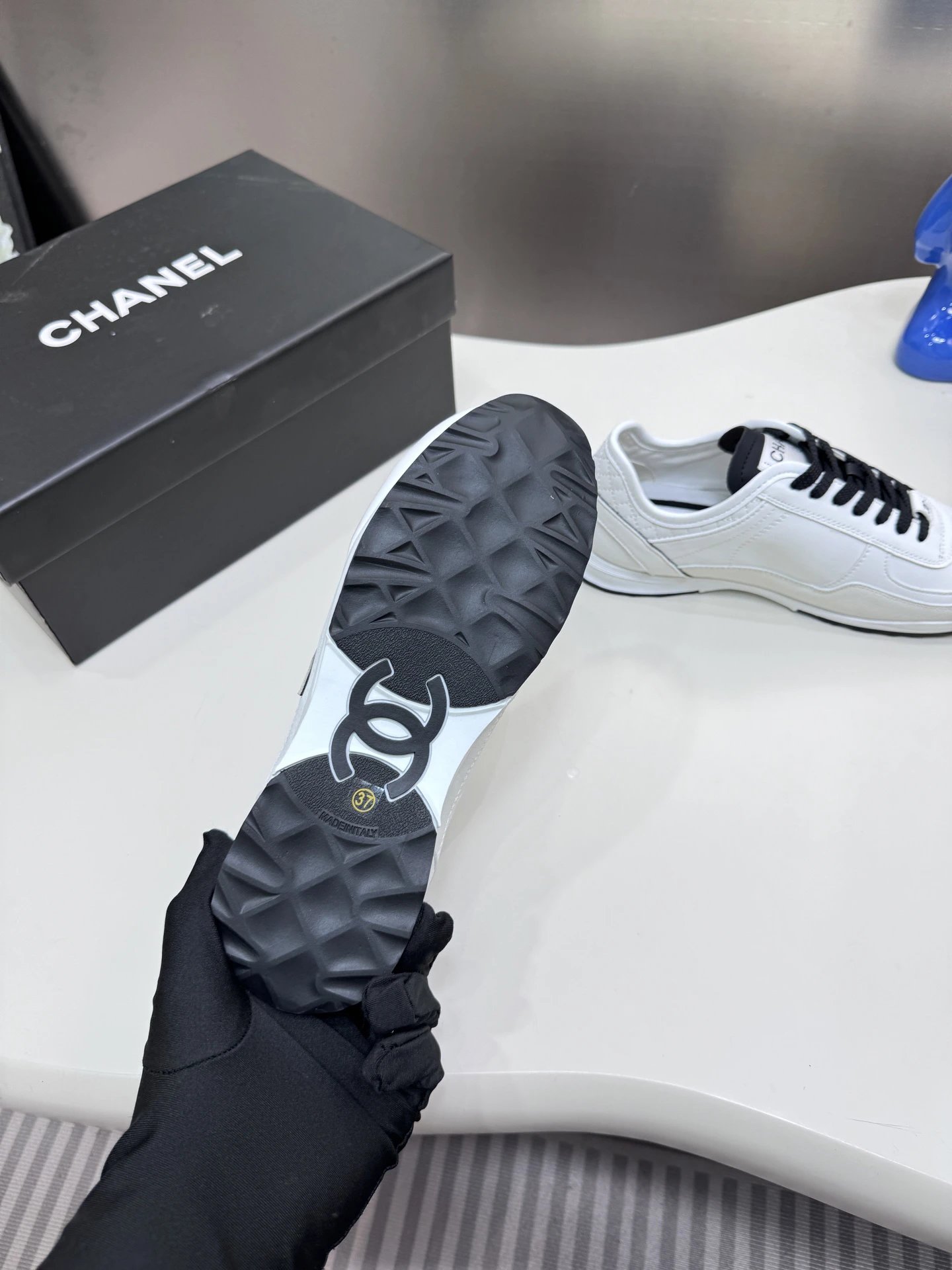 Chanel Panda Platform Sneakers Multicolor - Gallery Image 7 - Detailed View