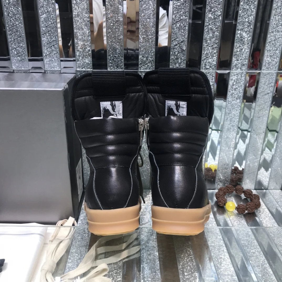 Owens Geobasket High-Top Sneakers Black Brown - Gallery Image 7 - Detailed View