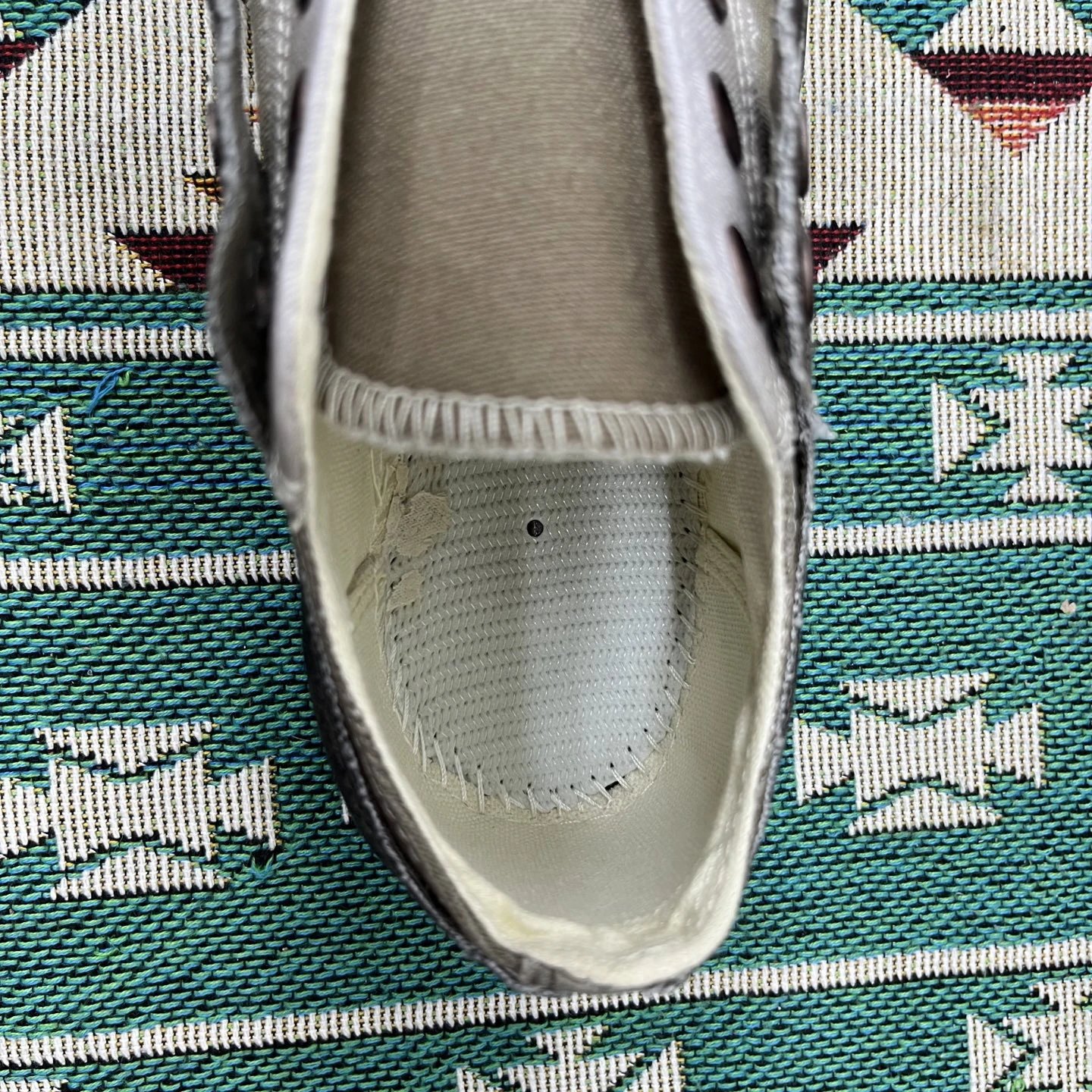 Deconstructed Canvas Low Top Sneakers Gradient Umber - Gallery Image 10 - Detailed View