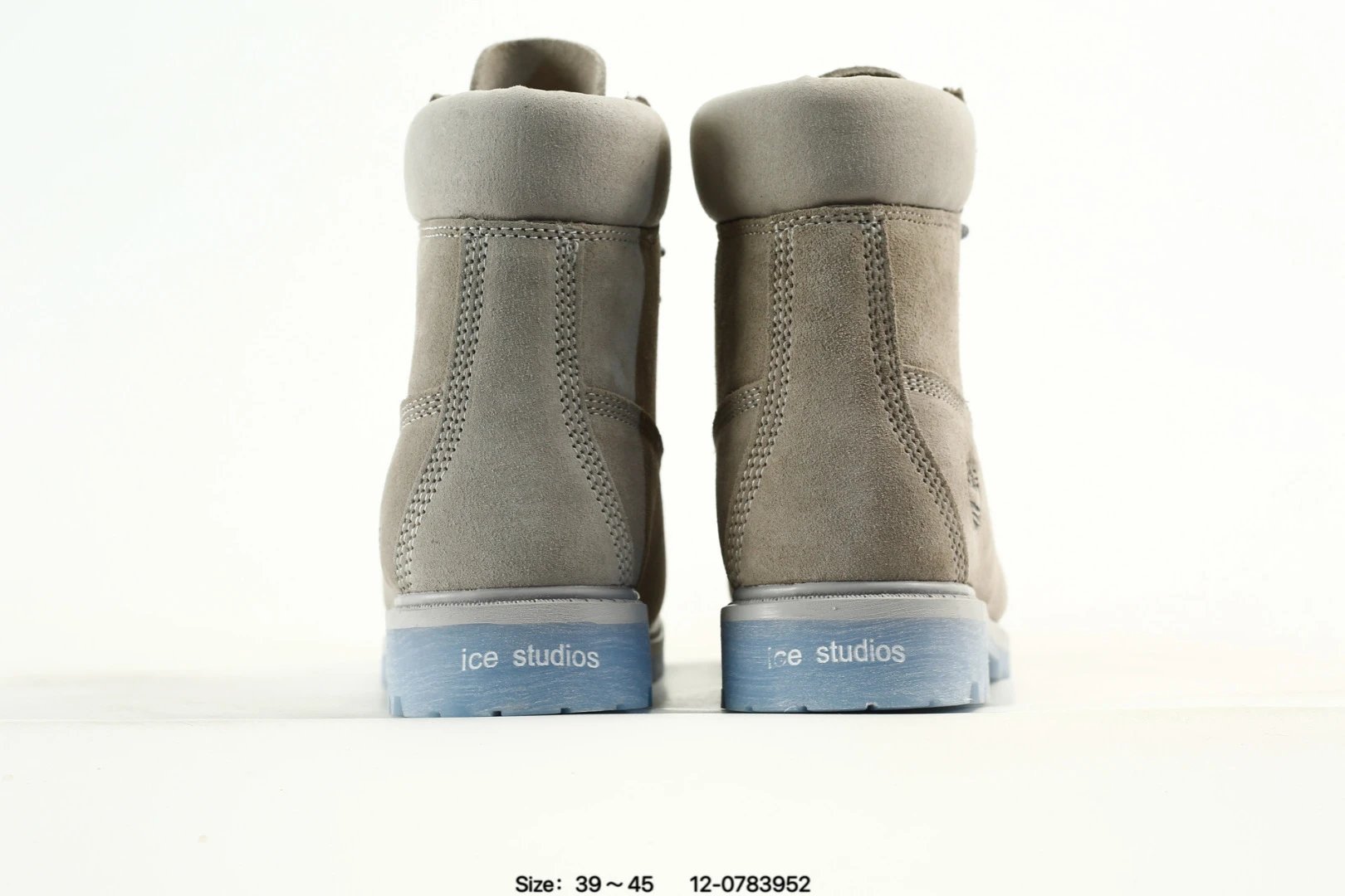 Suede Outdoor Boots Misty Gray - Gallery Image 4 - Detailed View