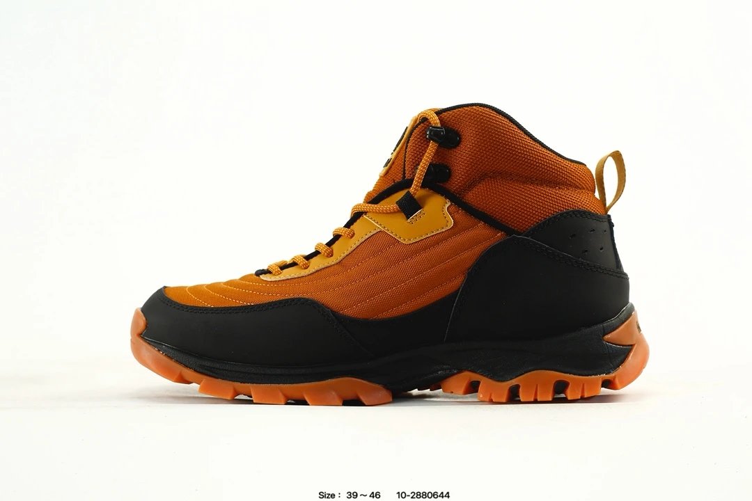 Waterproof Hiking Boots with Burnt Orange - Gallery Image 3 - Detailed View