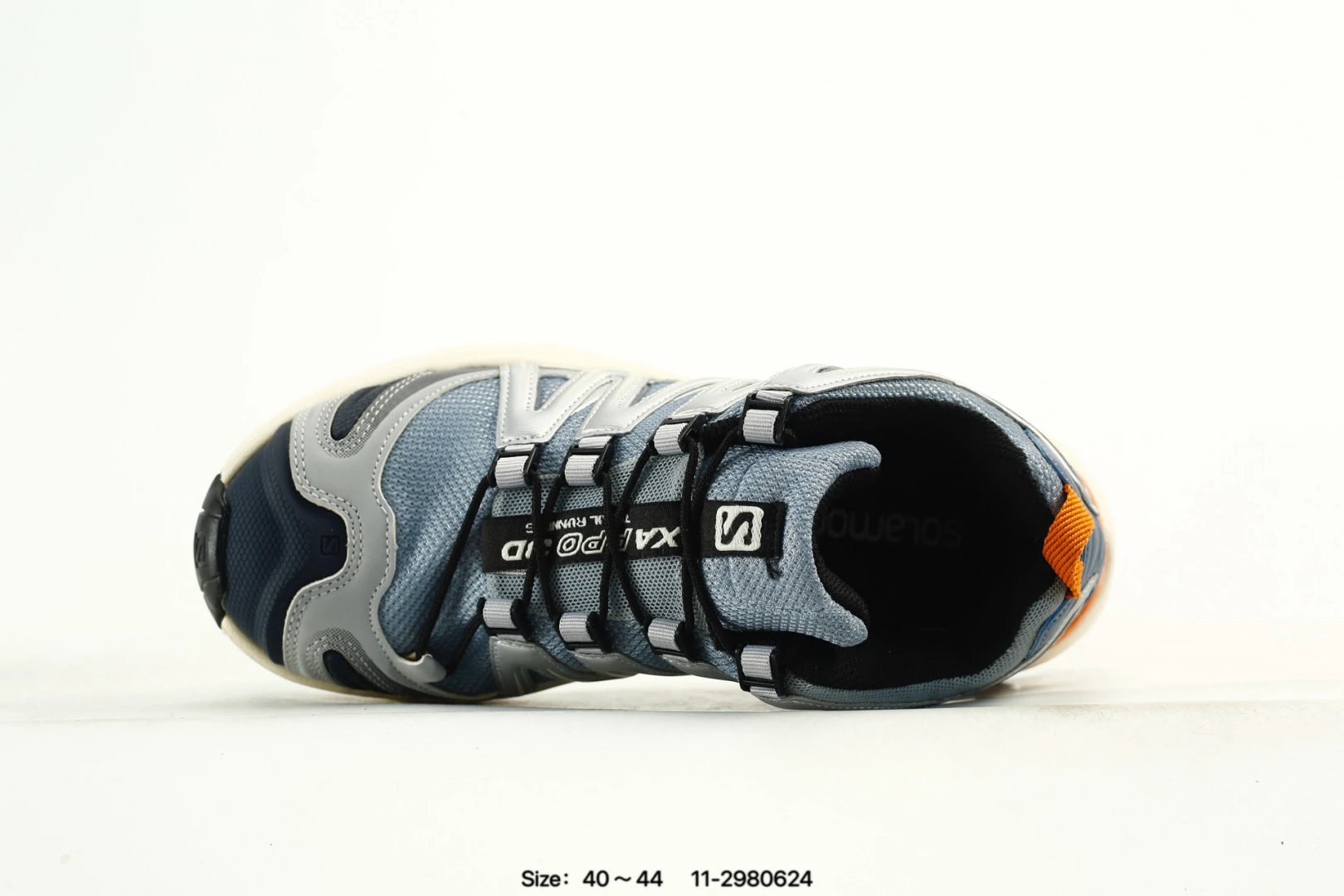 Salomon XT Whisper VOID Outdoor Shoes Grey Orange - Gallery Image 4 - Detailed View