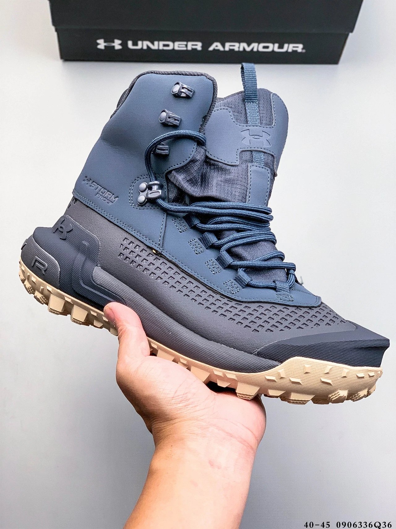 Raider Waterproof Hiking Boots Olive Green - Gallery Image 3 - Detailed View