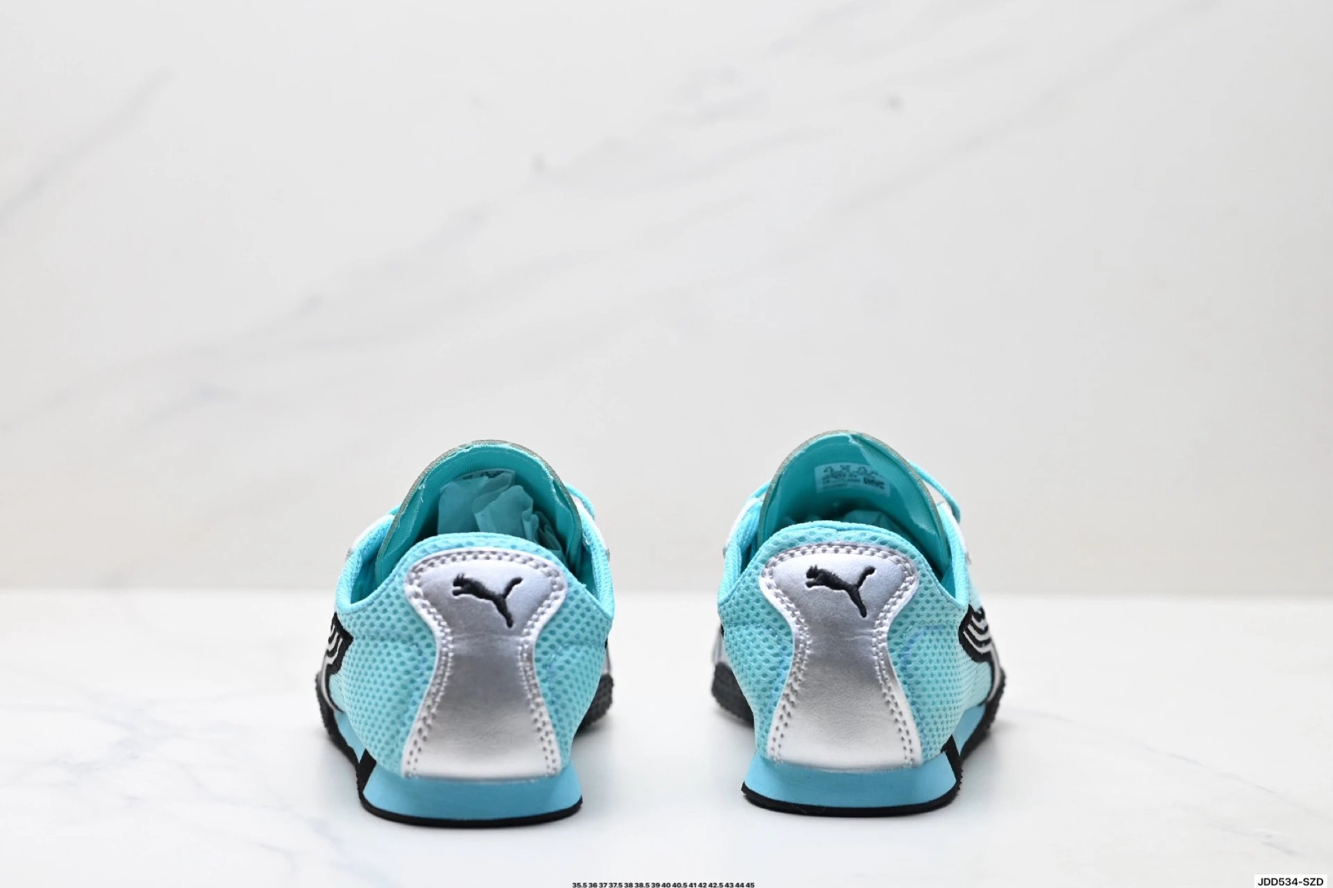 Puma H-Street Sneakers Aqua Blue - Gallery Image 5 - Detailed View