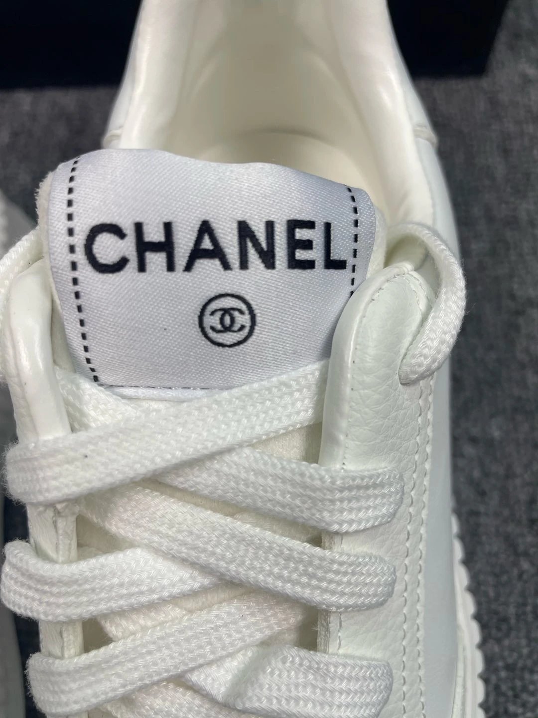 Chanel Casual Sneakers White - Gallery Image 9 - Detailed View