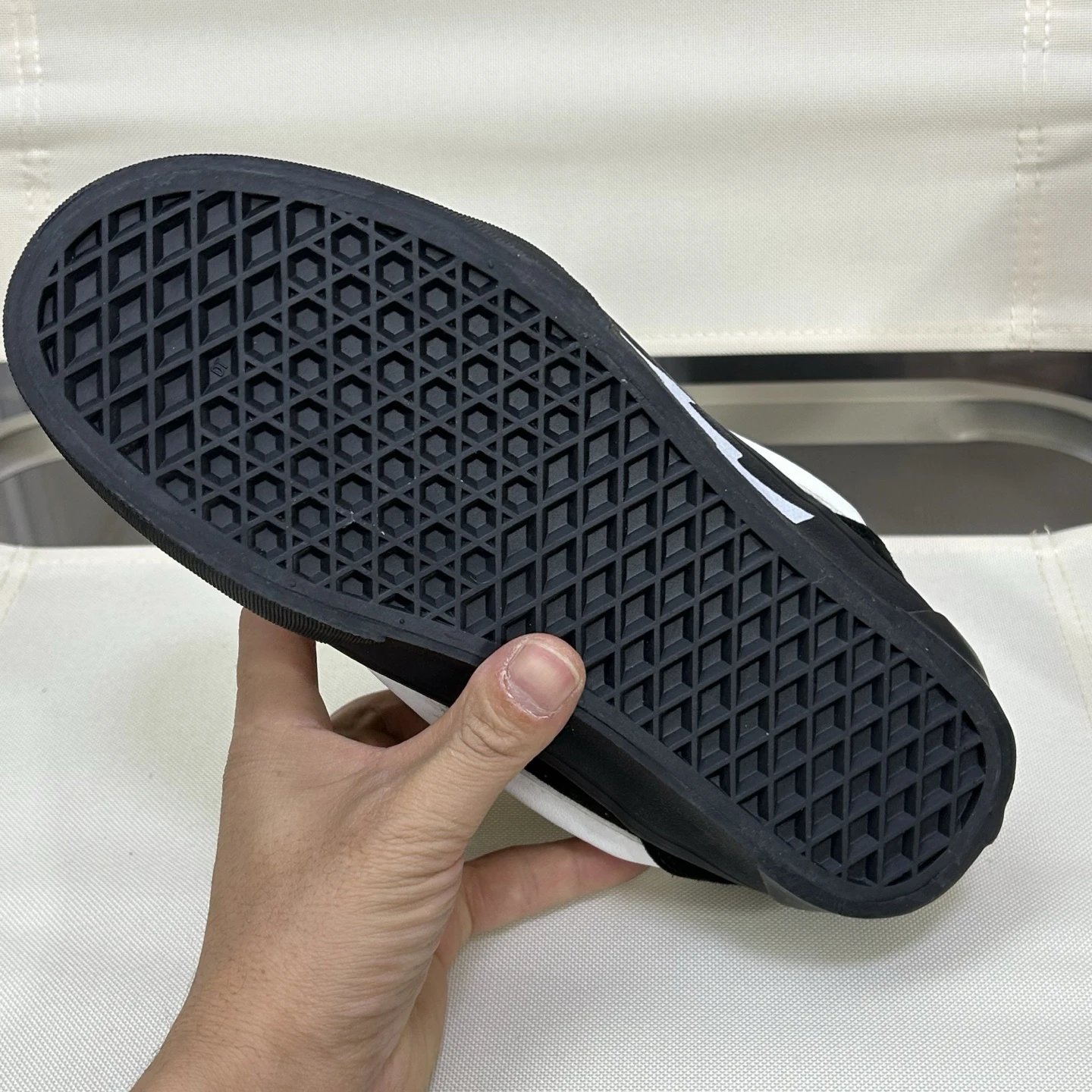 Knu Skool Low Top Skate Shoes Obsidian Black - Gallery Image 8 - Detailed View