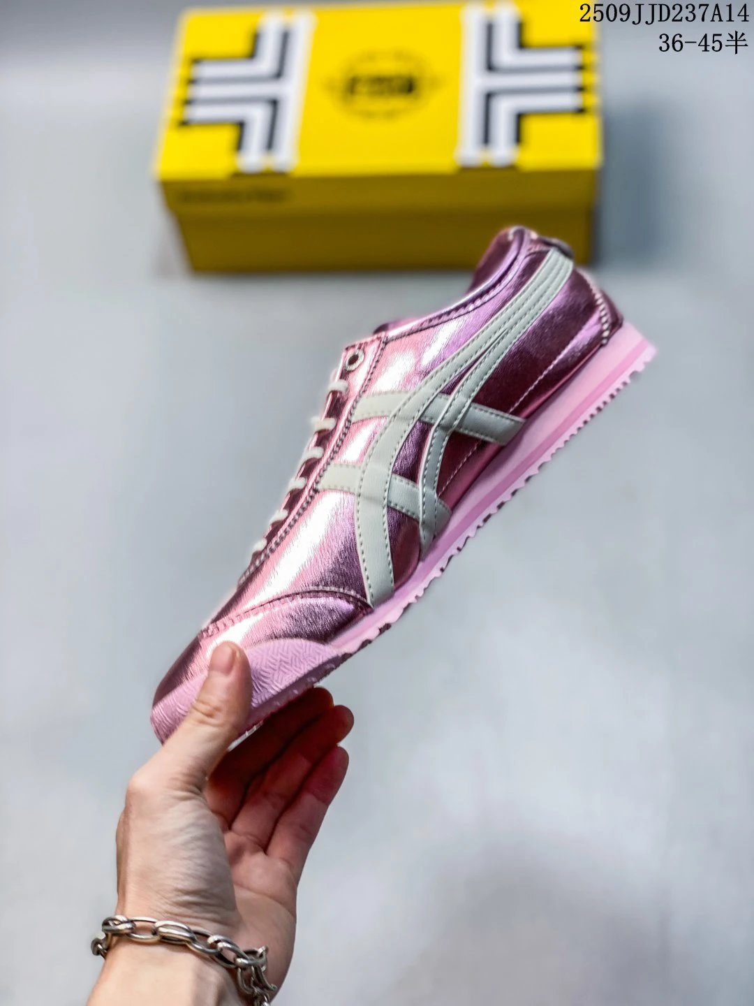 Onitsuka Tiger MEXICO 66 Slip-On Sneakers Pink - Gallery Image 3 - Detailed View
