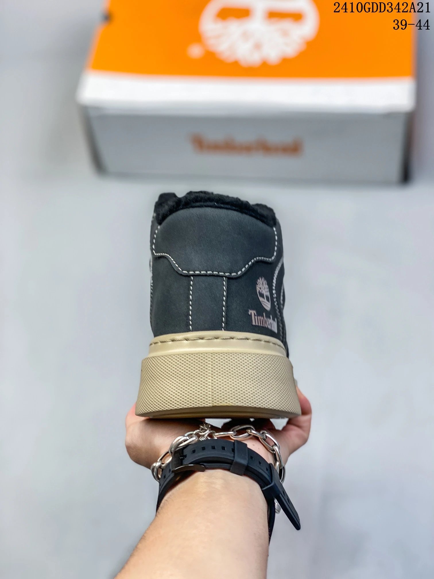 High Top Leather Sneakers Charcoal - Gallery Image 4 - Detailed View