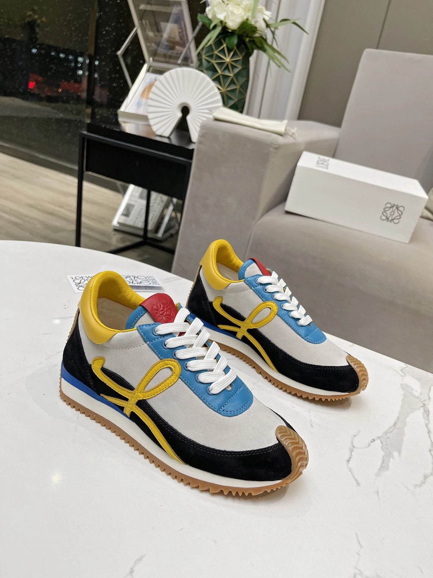 Loewe Multicolor Hidden Heel Trainers - Gallery Image 2 - Detailed View