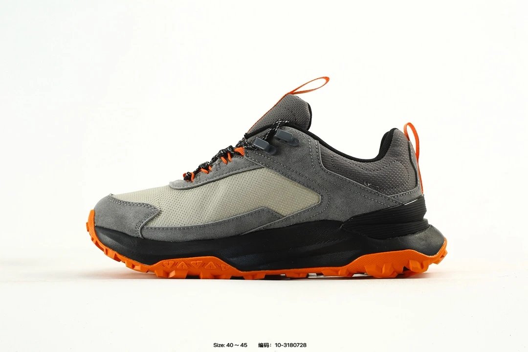 Men's Hiking Shoes Charcoal Orange - Gallery Image 3 - Detailed View