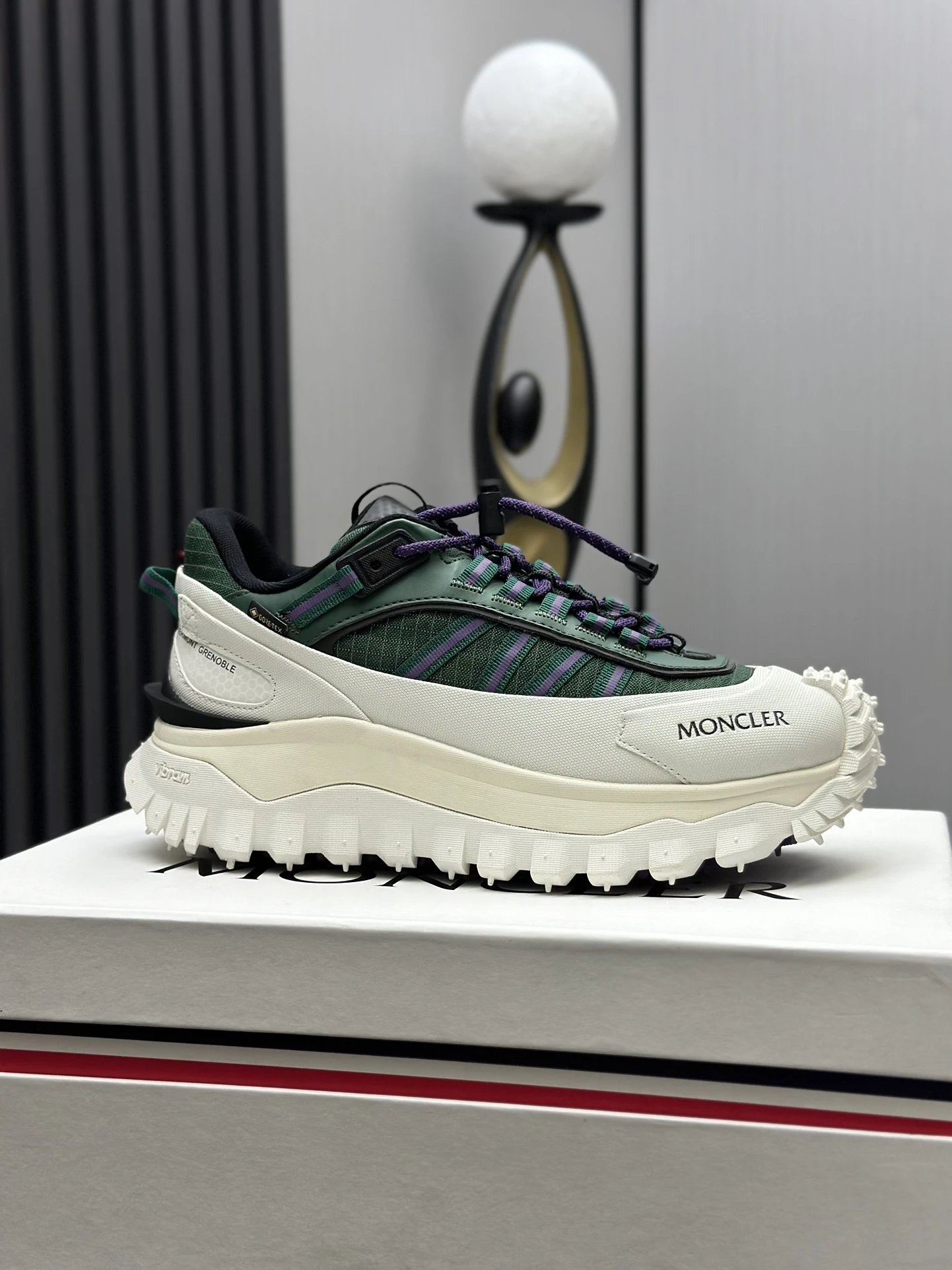 Moncler Trailgrip GTX Sneakers Green - High Quality Product Image - Cnfans