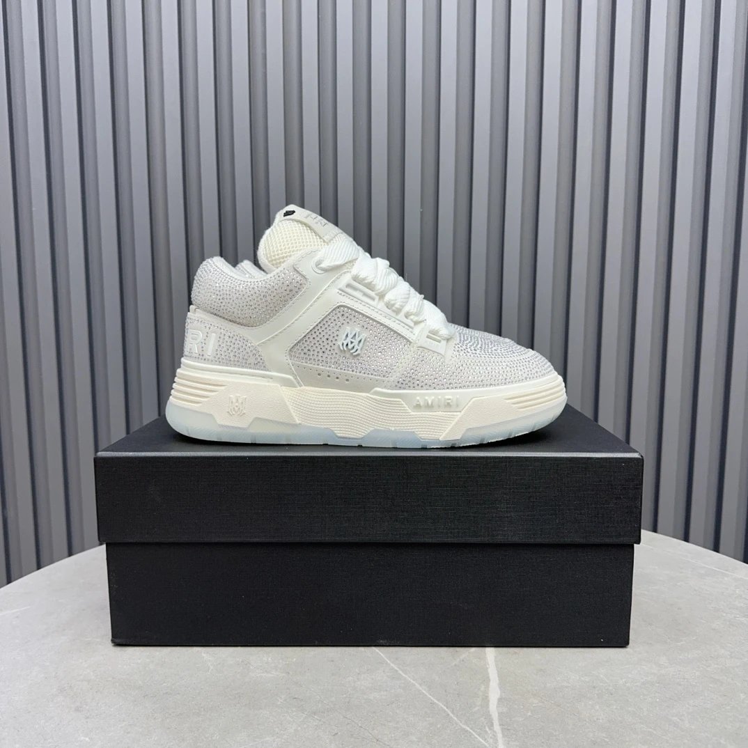 Unisex Chunky Knit Low Top Sneakers Ivory White - Gallery Image 1 - Detailed View