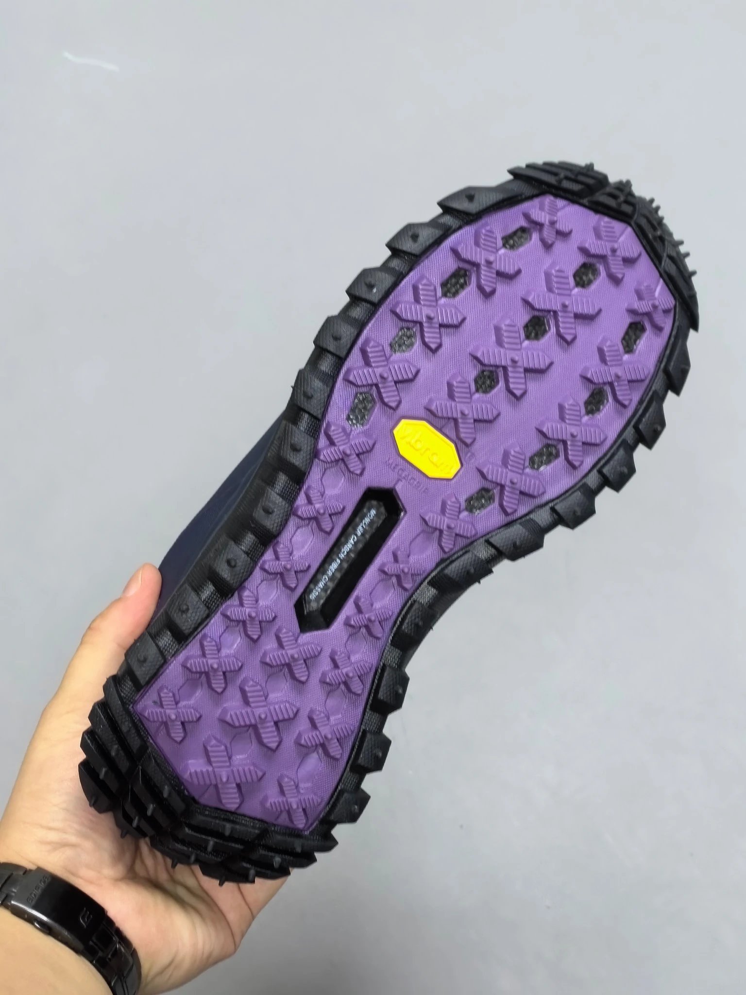 Moncler Trailgrip GTX Rubber Sneakers Navy blue - Gallery Image 7 - Detailed View