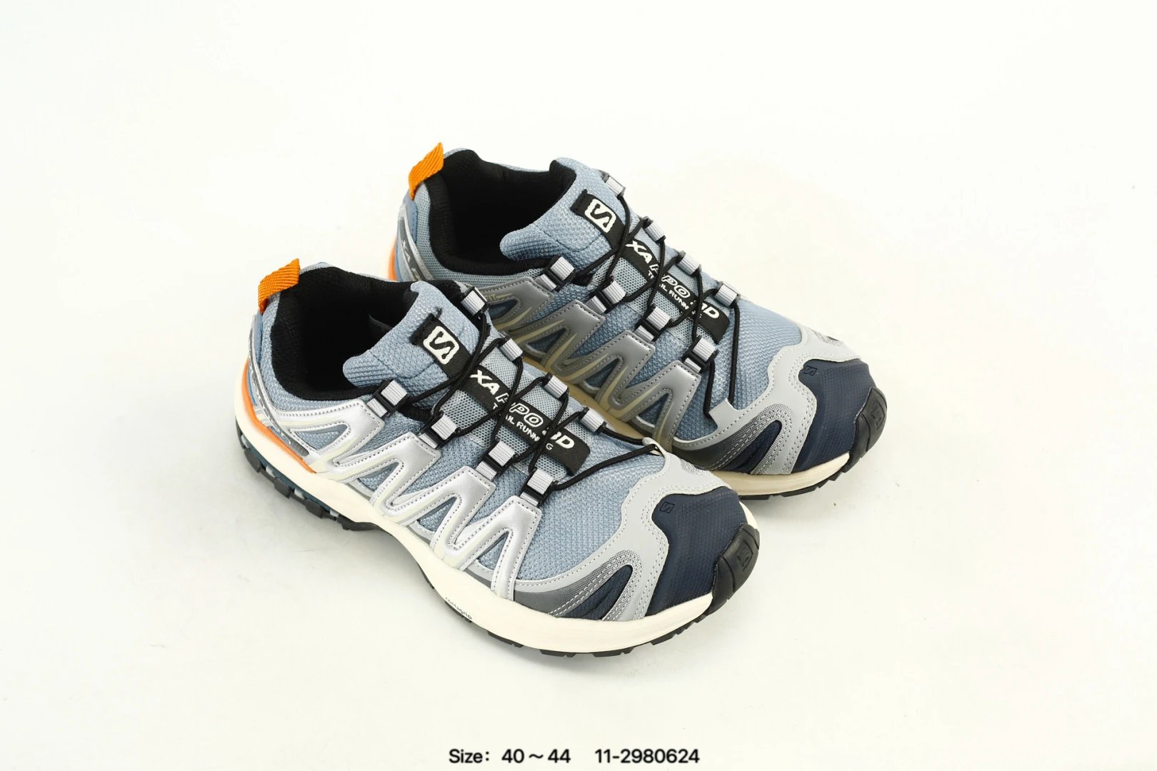 Salomon XT Whisper VOID Outdoor Shoes Grey Orange - Gallery Image 8 - Detailed View