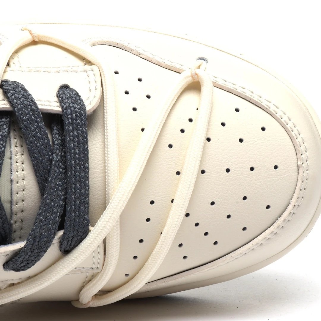 Casual Leather Sneakers Ash Stone - Gallery Image 9 - Detailed View