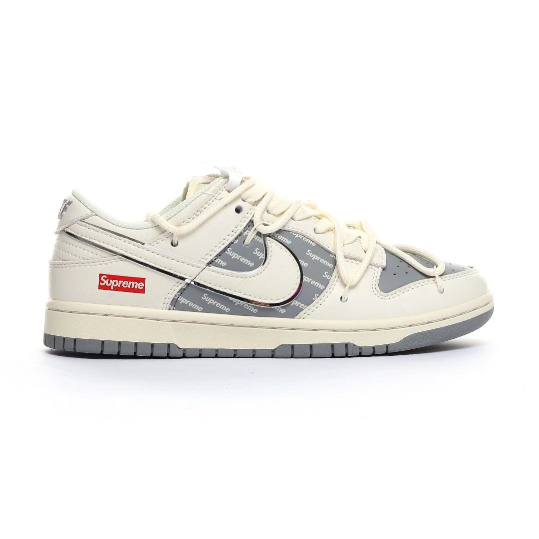 Low-Top Casual Shoes Ivory Silver - Gallery Image 3 - Detailed View