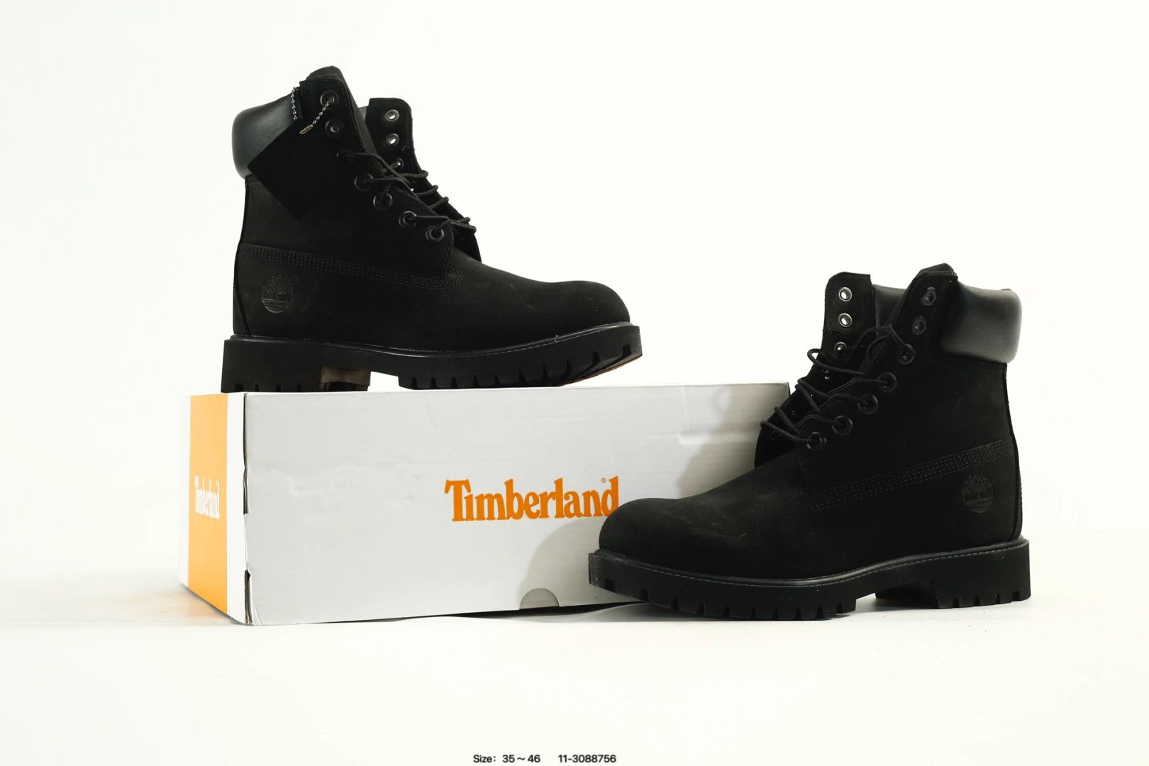 Outdoor High Boots Leather Black - Gallery Image 2 - Detailed View