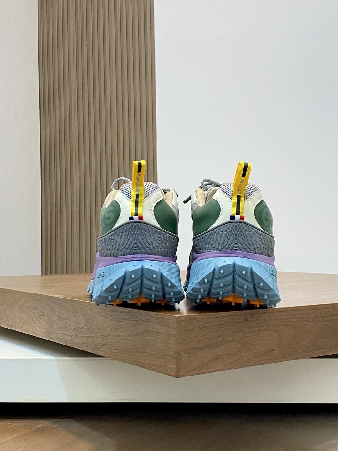 Moncler Trailgrip Amoeba Salehe Bembury Sneakers Green - Gallery Image 8 - Detailed View