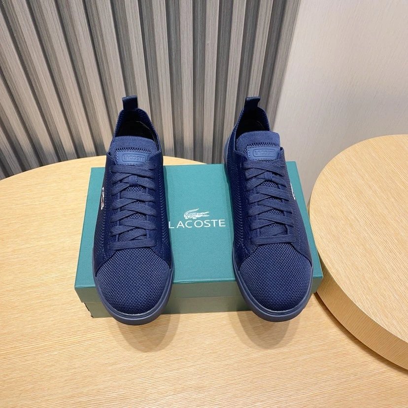 Lacoste Classic Sneakers Navy - Gallery Image 3 - Detailed View