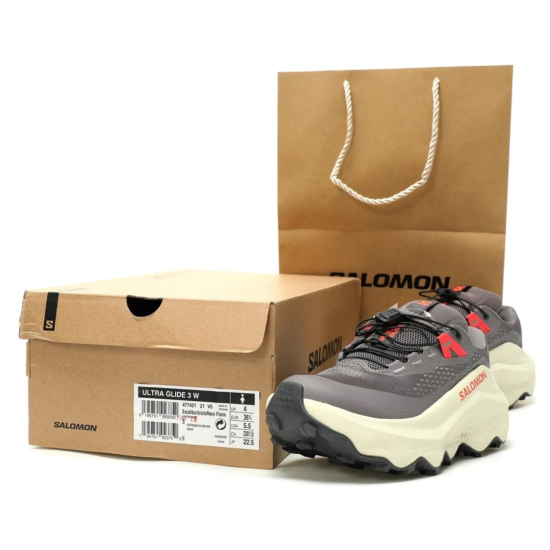 Trail Running Sneakers Charcoal - Gallery Image 9 - Detailed View