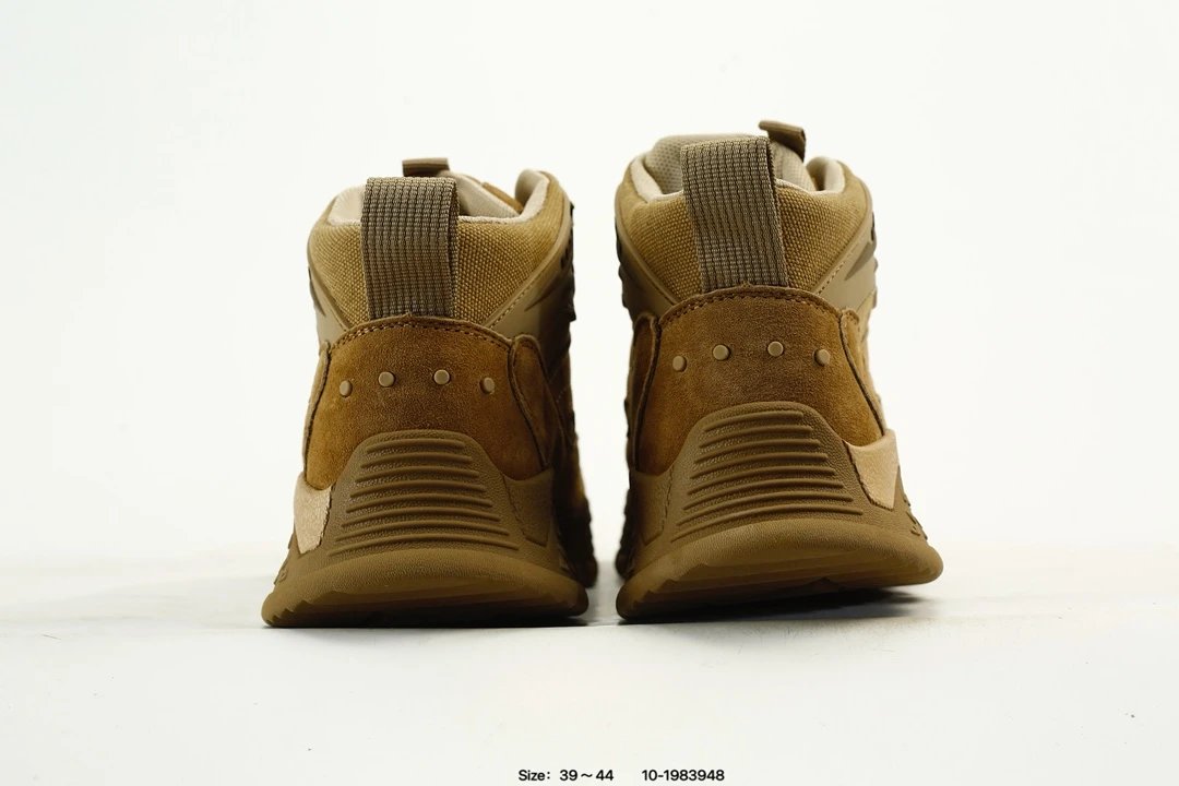 Suede Hiking Boots Taupe - Gallery Image 8 - Detailed View