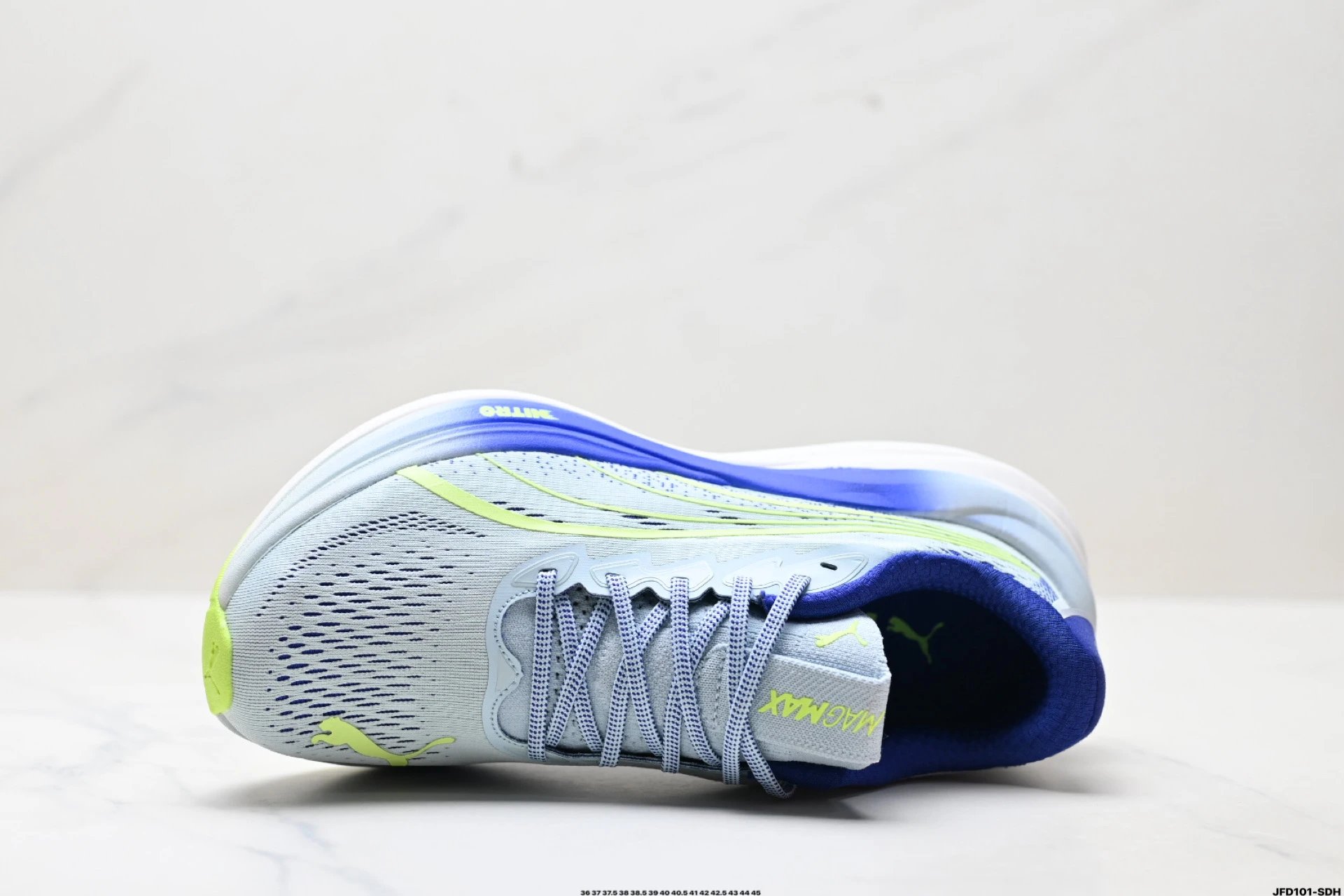 PUMA Deviate NITRO Sneakers White Blue - Gallery Image 2 - Detailed View