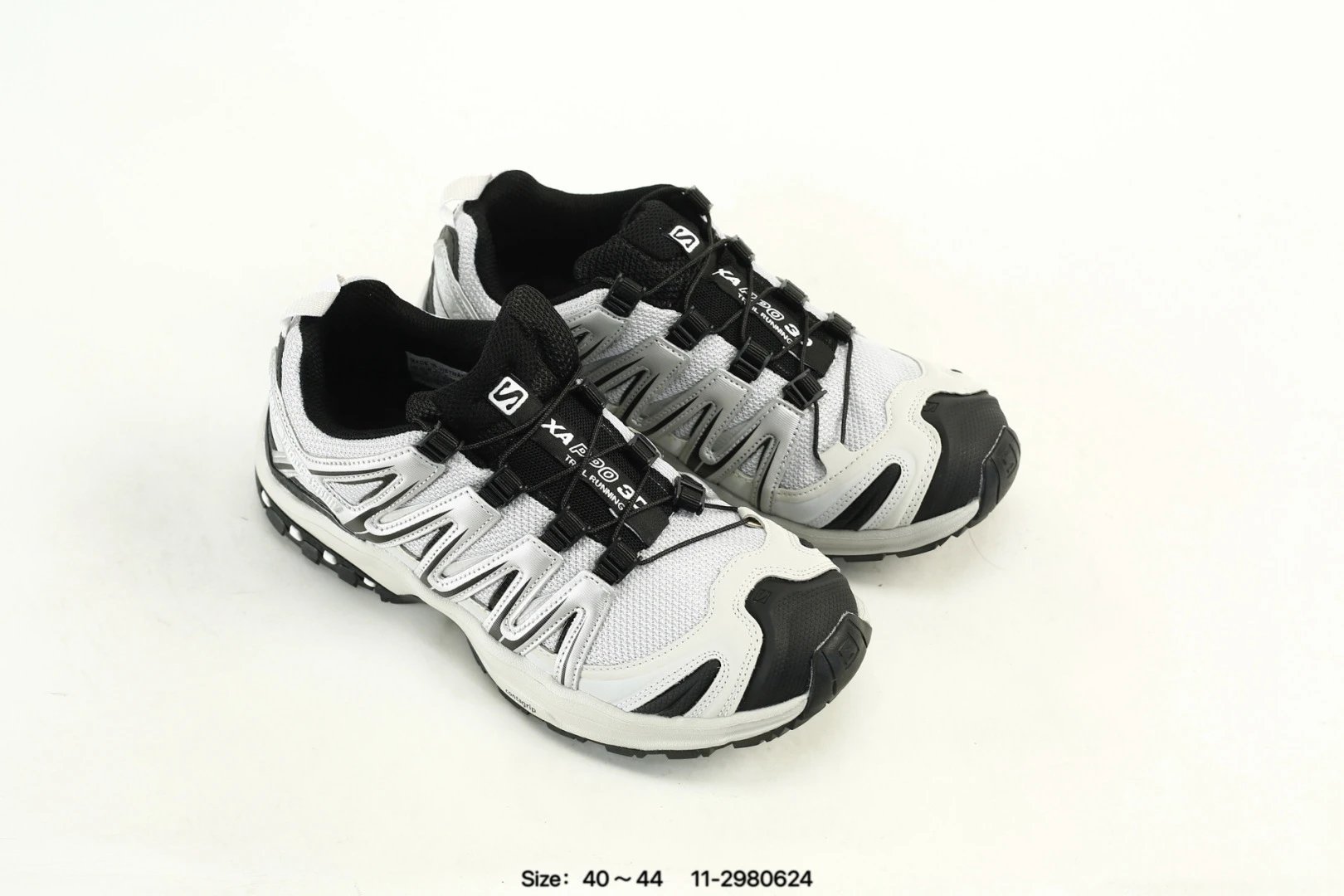 Salomon XT Whisper VOID Outdoor Shoes White Black - Gallery Image 8 - Detailed View