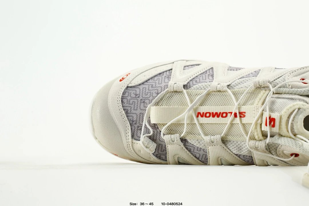 Salomon XT-Whisper Sneakers White Red - Gallery Image 5 - Detailed View