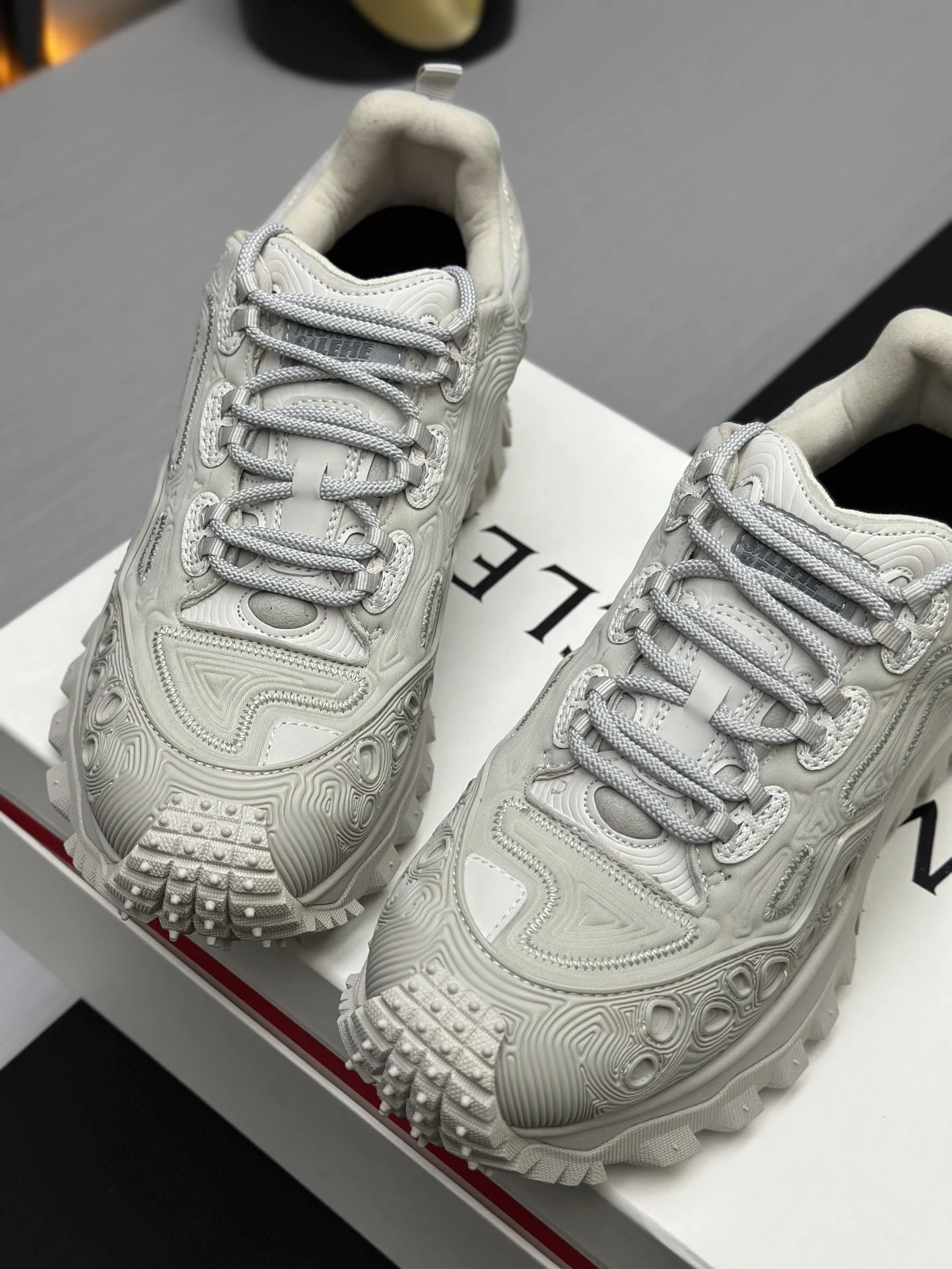 Moncler Trailgrip GTX Hiking Shoes White - Gallery Image 6 - Detailed View