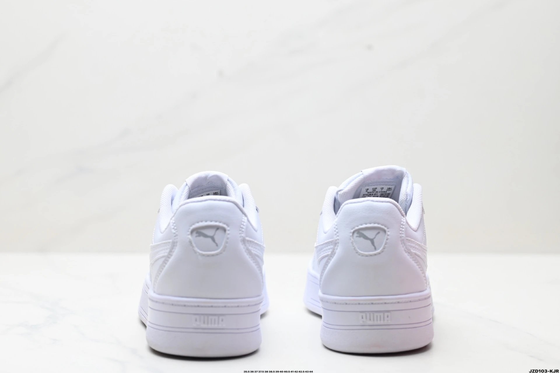 PUMA Skye Leather Sneakers White - Gallery Image 6 - Detailed View
