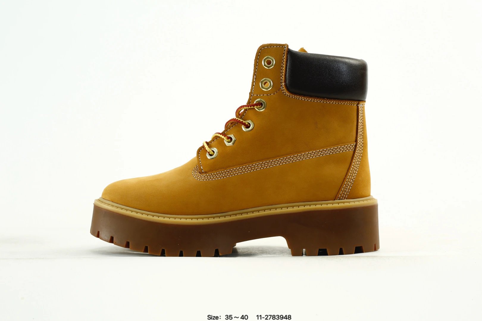 Waterproof Leather Outdoor Boots Honey - Gallery Image 3 - Detailed View