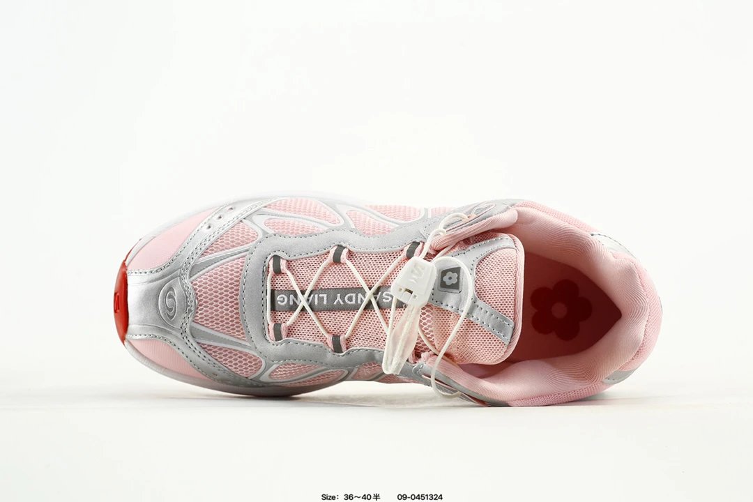 Salomon XT-WHISPER Sneakers Pink Silver - Gallery Image 4 - Detailed View