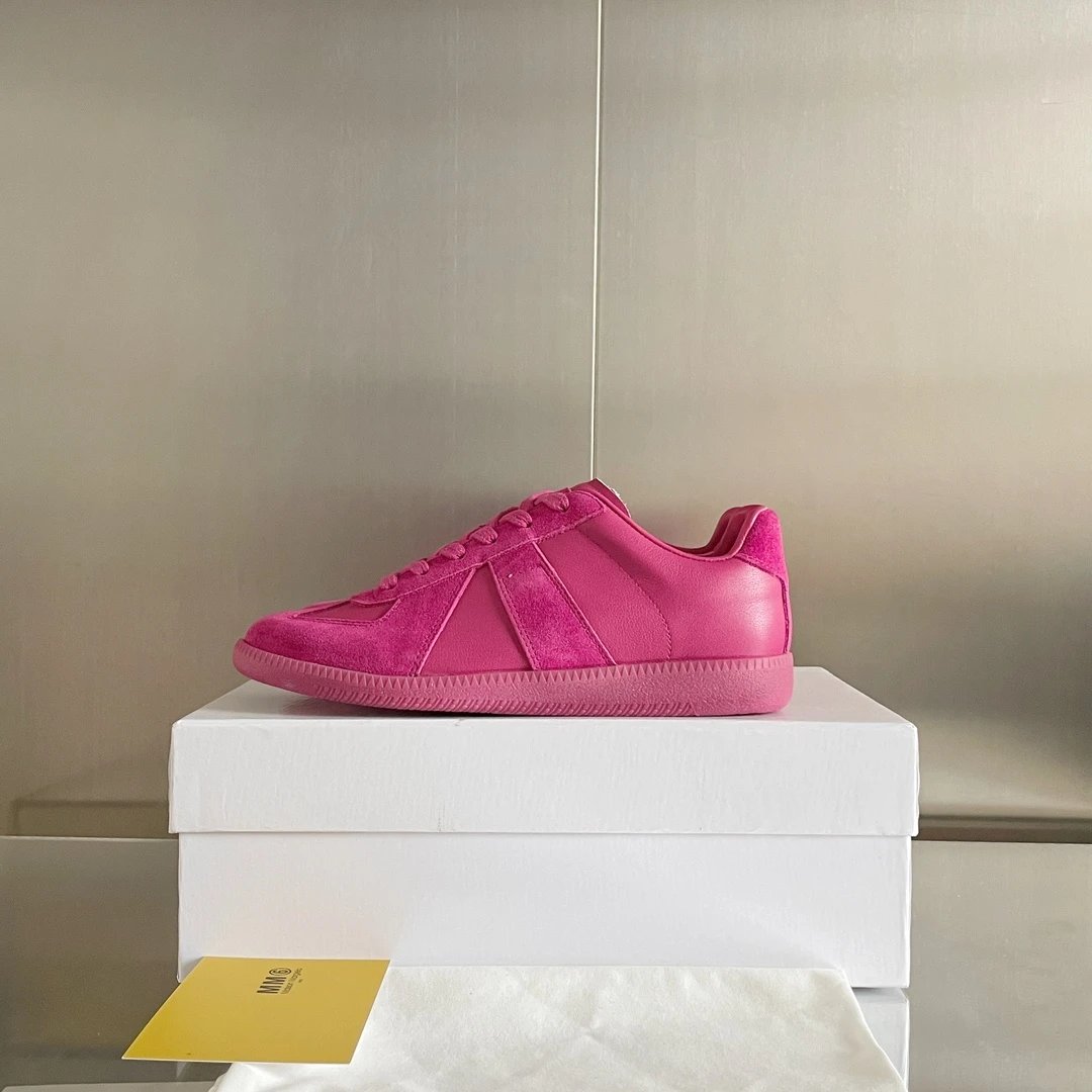 Maison Margiela MM6 Pink German Trainers - High Quality Product Image - Cnfans