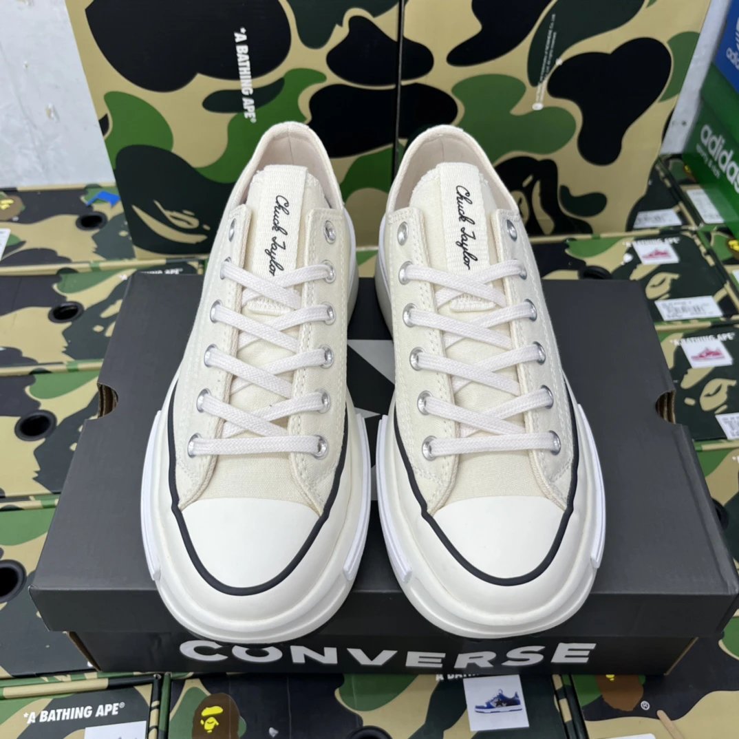 Low Top Canvas Sneakers Creamy Sea Salt - Gallery Image 4 - Detailed View