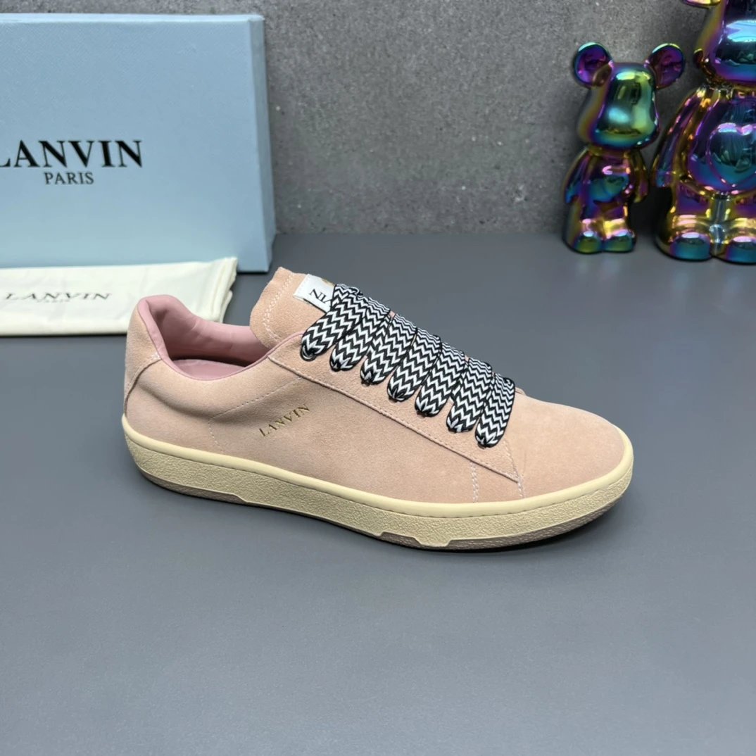 Lanvin Suede Sneakers Pink - High Quality Product Image - Cnfans