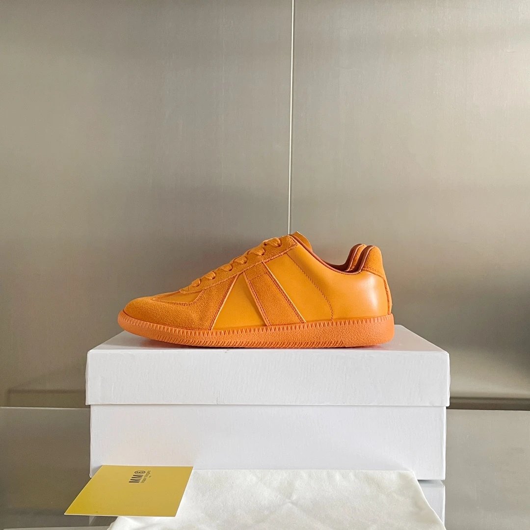 Maison Margiela MM6 Orange German Trainers - High Quality Product Image - Cnfans