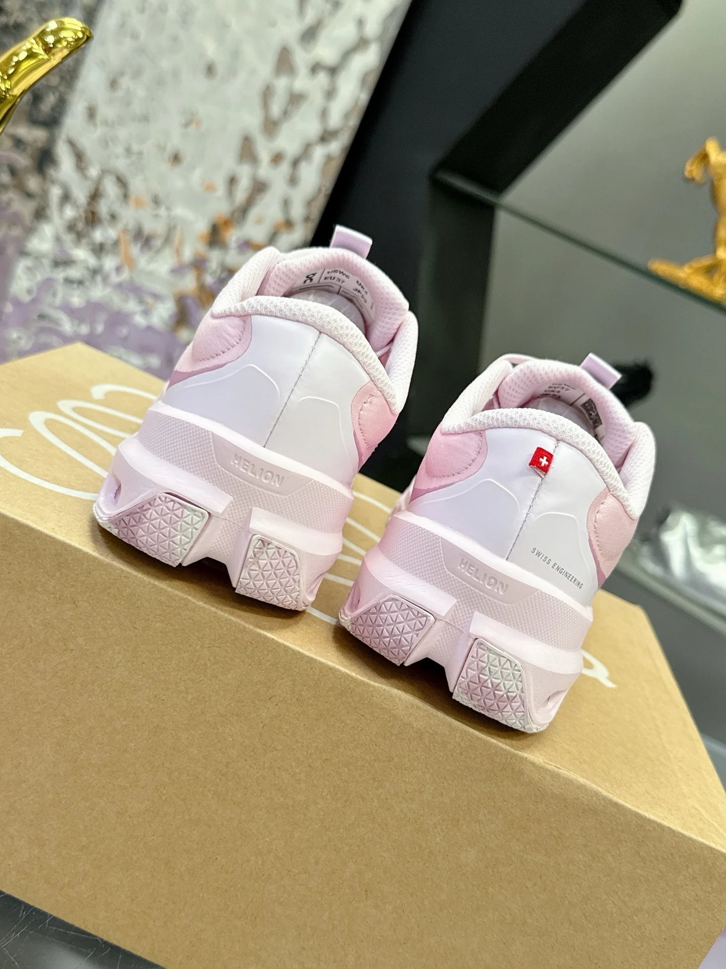 Loewe x On Running 3.0 Cloudtilt Sneakers Pink - Gallery Image 9 - Detailed View