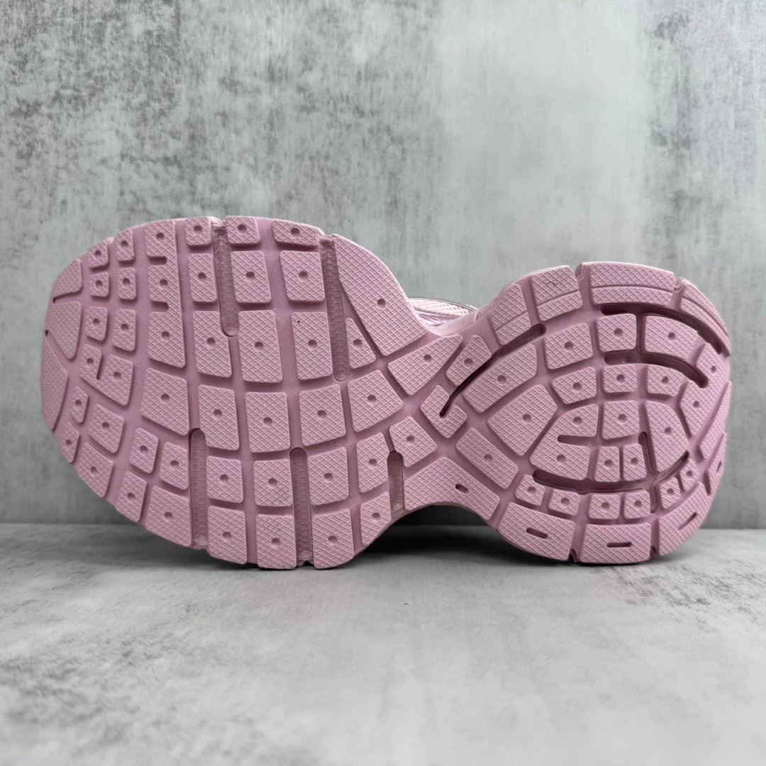 Chunky Mesh Slip On Sneakers Street Style Rose Pink - Gallery Image 8 - Detailed View