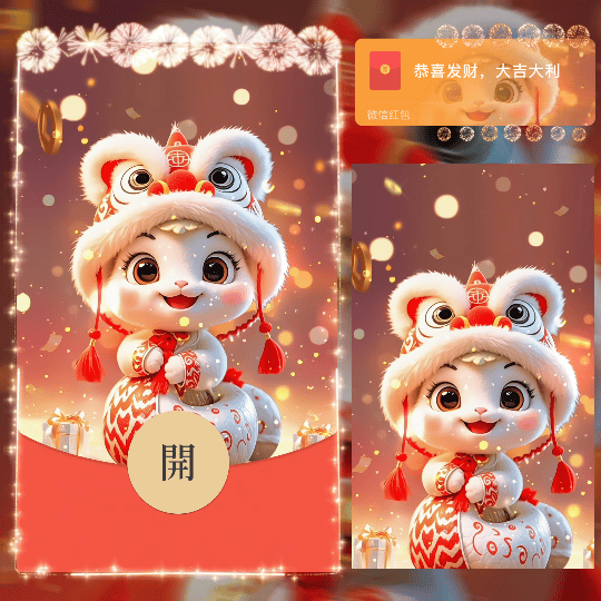 【卡密兑换】微信红包封面『2025好运加满蛇蛇』官方卡密丨端内兑换丨24小时自助提卡！