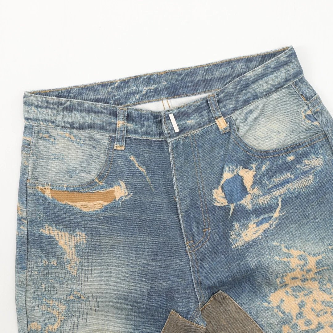 Givenchy Distressed Destroyed Denim Jeans - 18