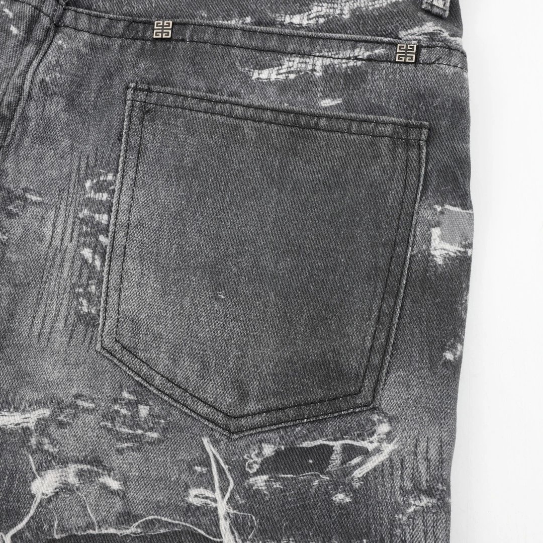Givenchy Distressed Destroyed Denim Jeans - 5