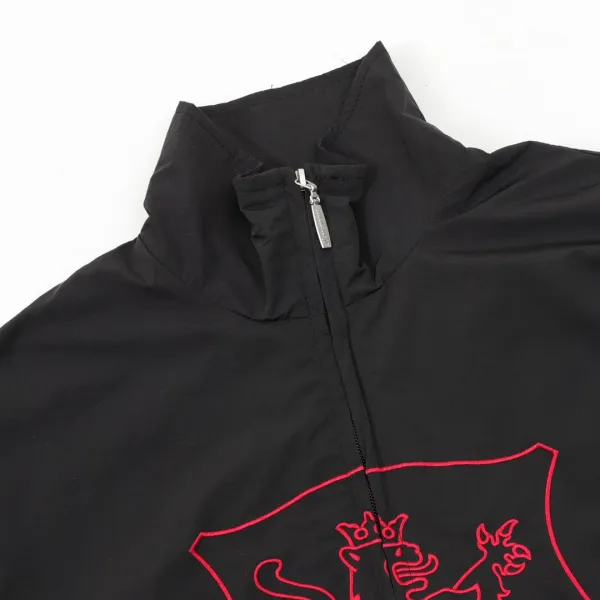 Balenciaga Shield Logo Windbreaker Beige Jacket - 13