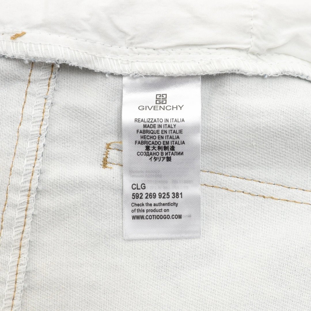 Givenchy Distressed Destroyed Denim Jeans - 14